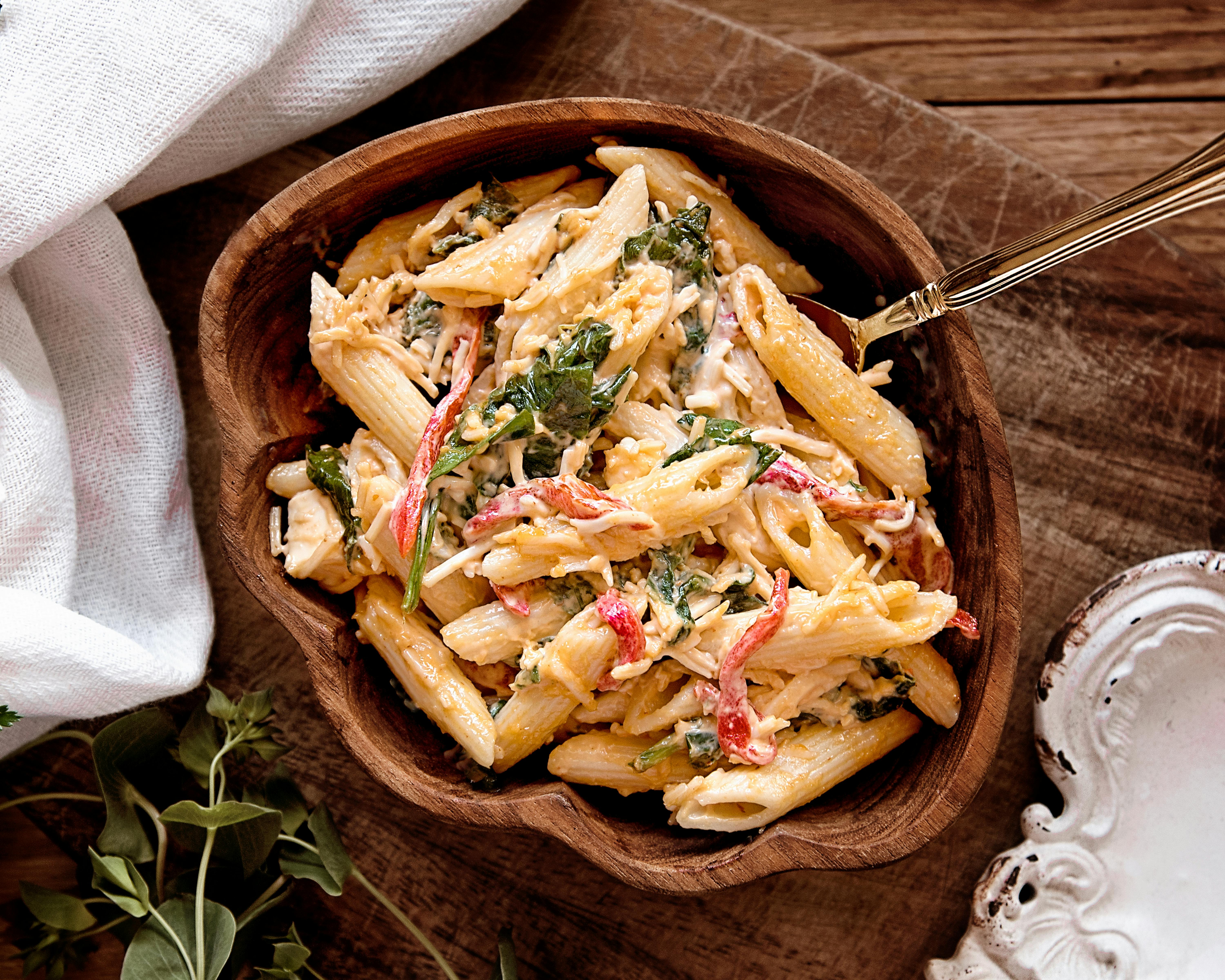 Lemon Herb Chicken Pasta Salad