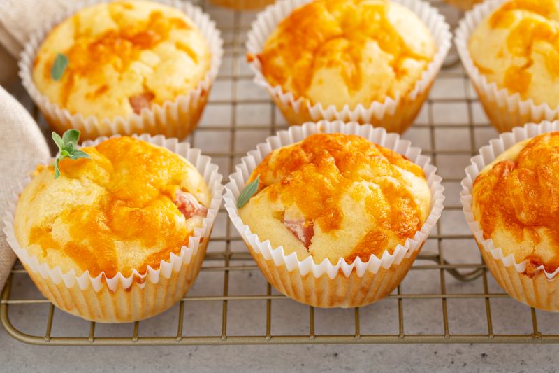 Ham and Cheese Muffins