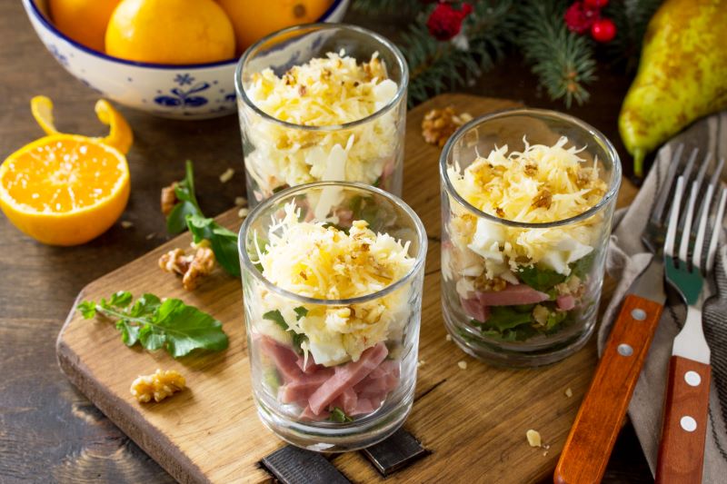 Winter Harvest Salad Cups