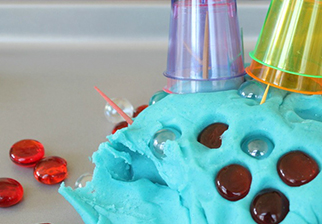 Fun with supplies from the dollar store