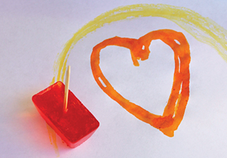 Super cool: painting with ice